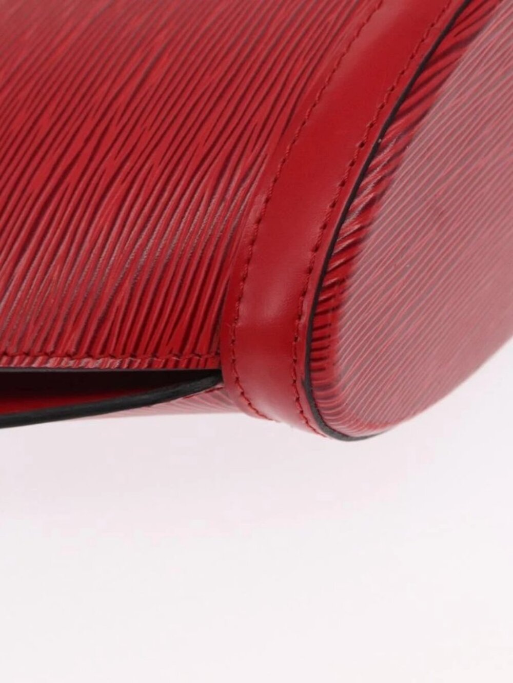 LOUIS VUITTON Epi Saint Jacques Shoulder Bag Red M52277 LV Auth 164590 - Picture 5 of 16